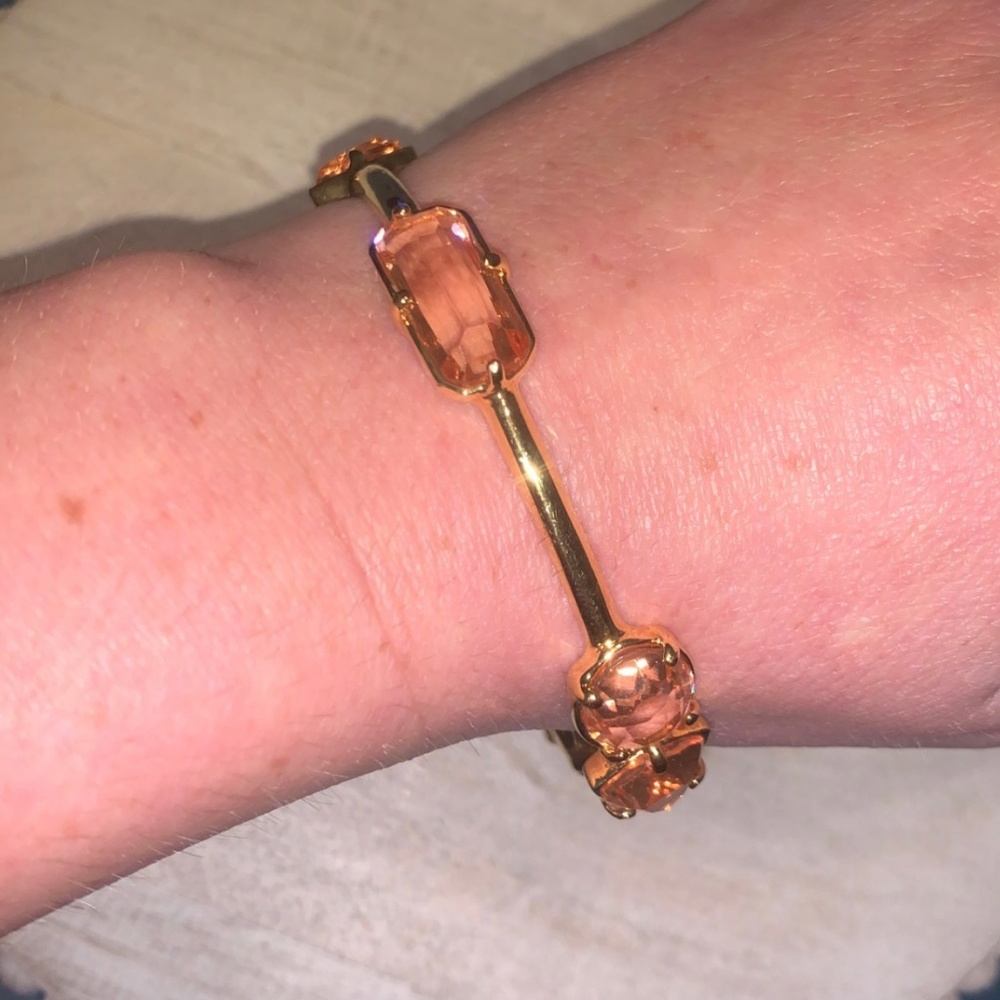 Kate Spade Gold and Blush Bracelet
